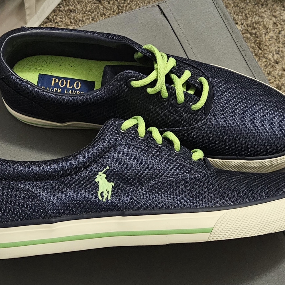 Polo by Ralph Lauren Men's Navy Sneakers